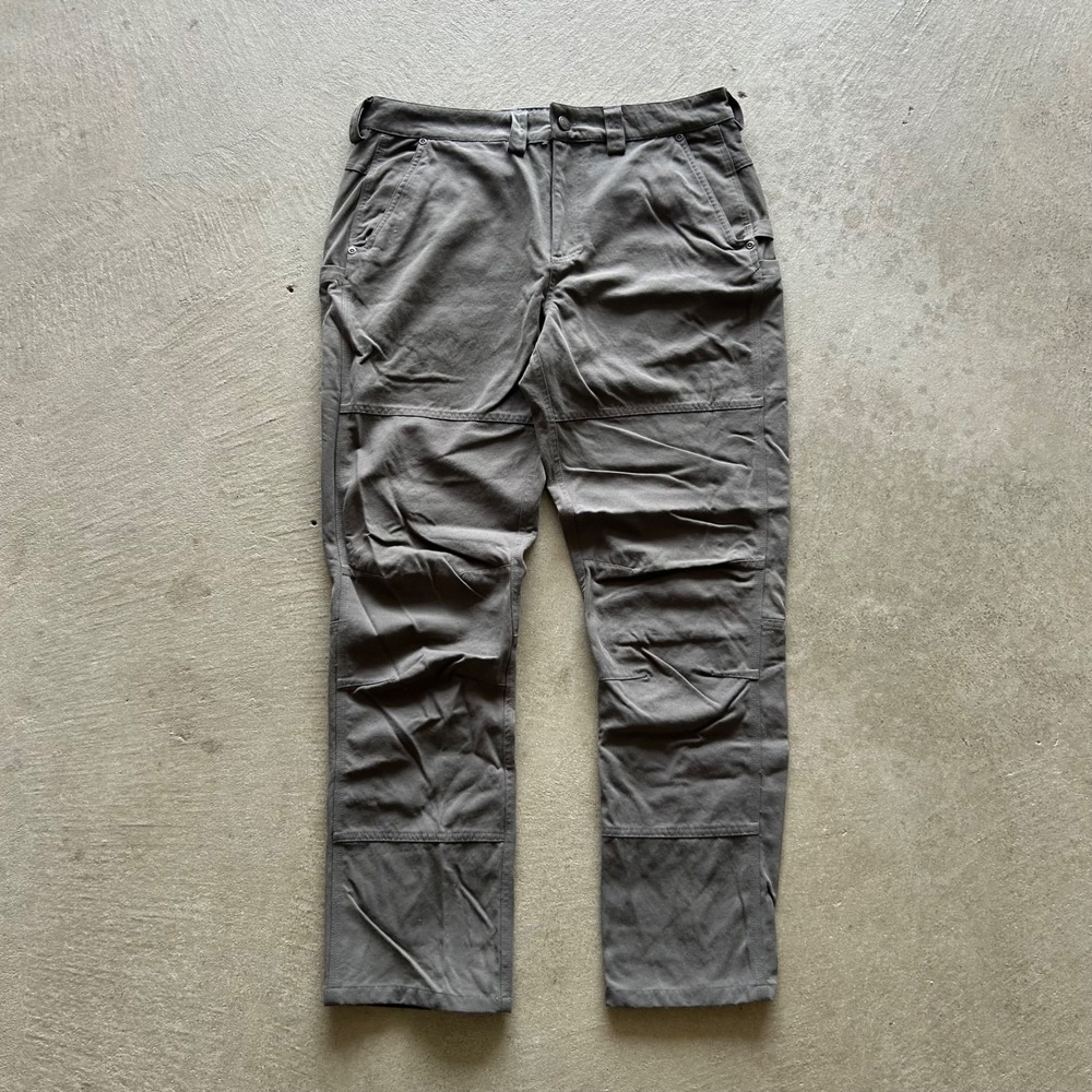 Flylow Trailworks Pants Size 34x30 Gray Double Knee Nylon Hiking‎ Style 1041